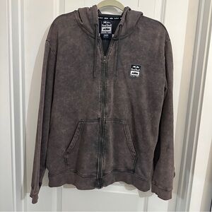 Red Bull Racing Team Mineral Wash Full Zip Sweater Sz XL